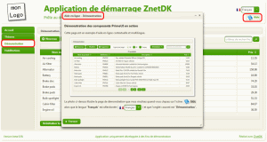 Online help in ZnetDK