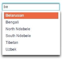 ZnetDK autocomplete